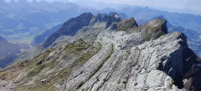 Fasce rocciose sul Säntis.