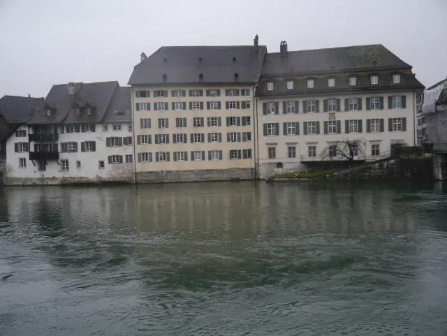 Die Altstadt von Solothurn an der Aare.