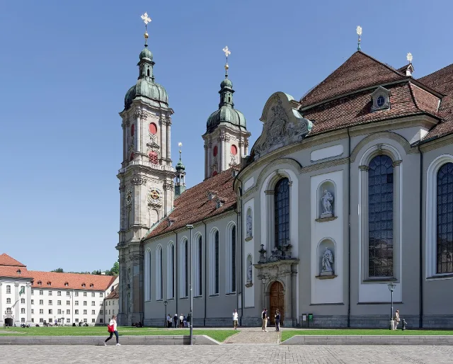 Die Kathedrale im Stiftsbezirk St. Gallen.